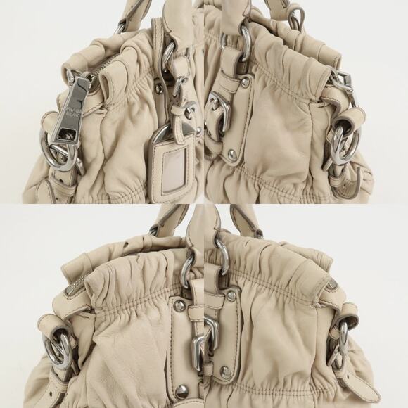 💎✨STUNNING✨💎Authentic PRADA Gathered 2Way Shoulder Bag - Picture 5 of 15